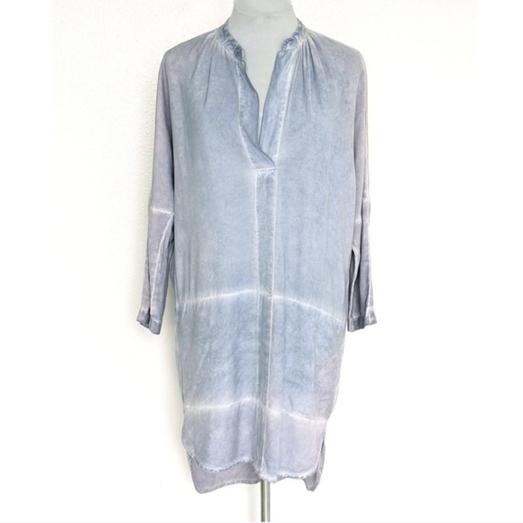 Anthropologie Dresses & Skirts - Porridge by Anthropologie tencel feel tiedye wash lightweight 3/4 sleeve dress S